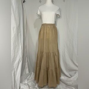 Elegant Maxi brown skirt
